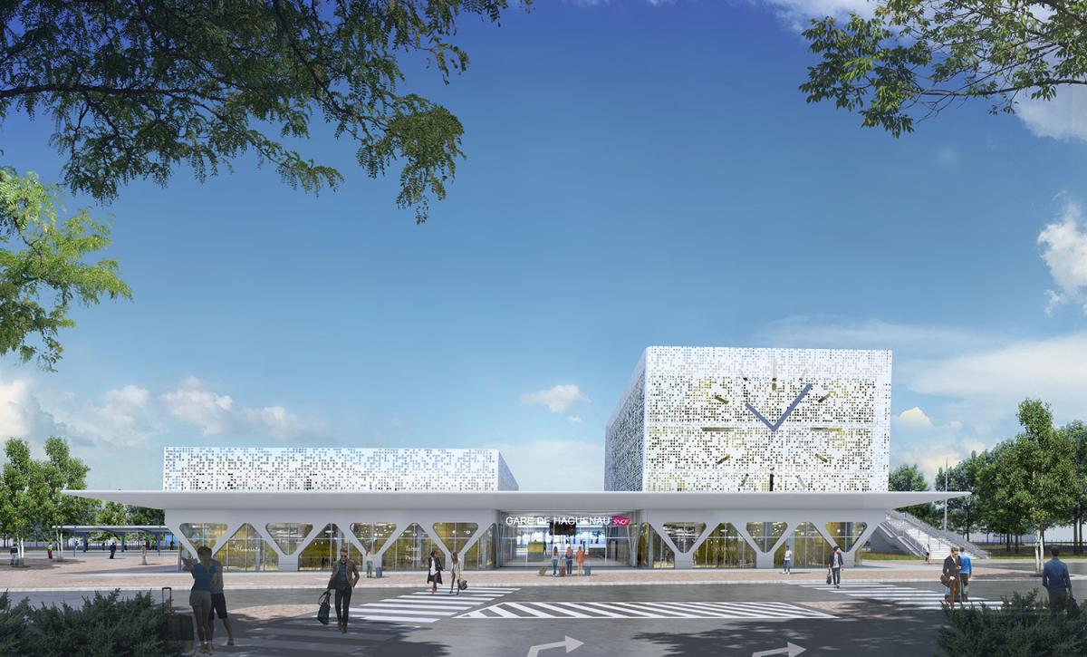 Perspective du projet Espace Gare et Services espace_gare_services