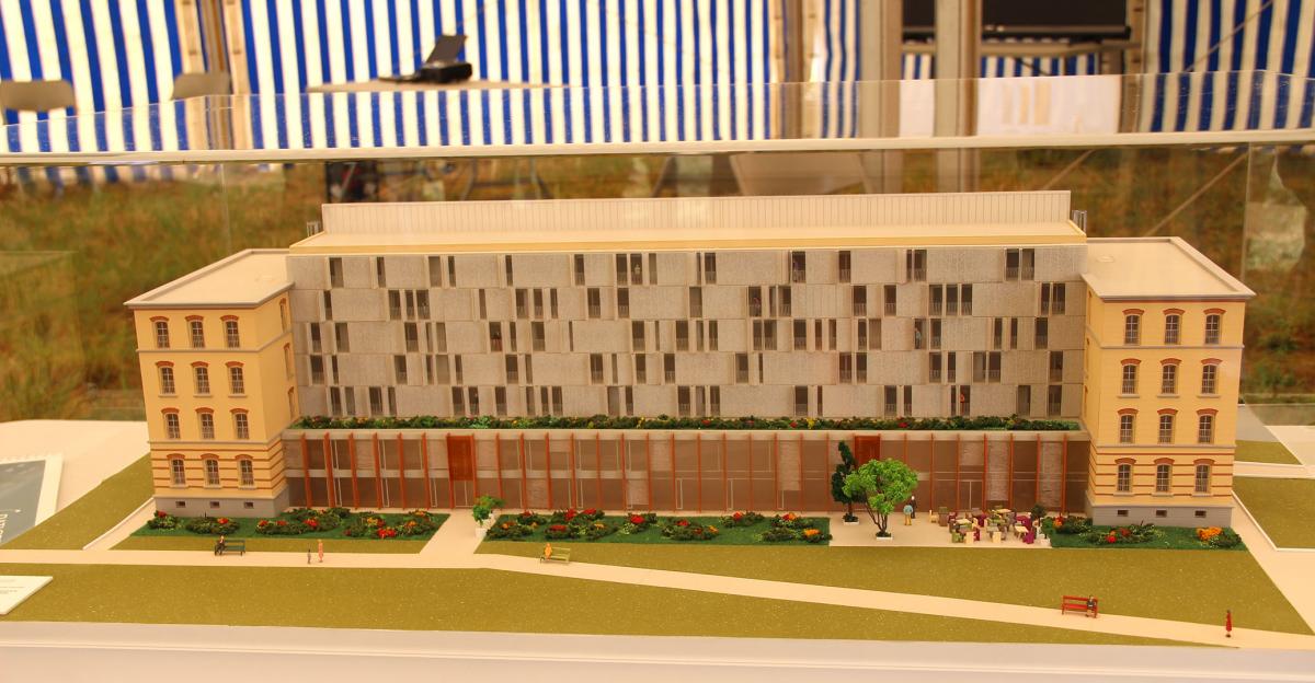 Maquette de la future résidence junior